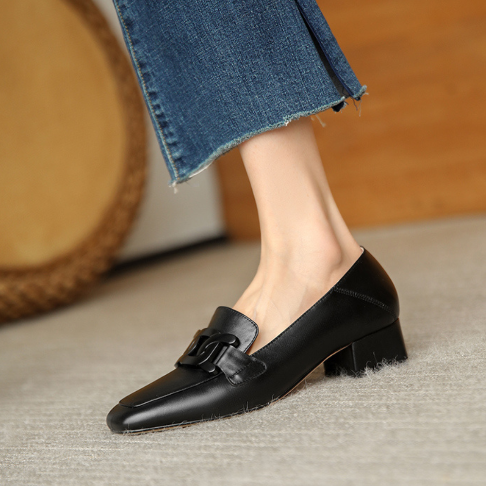 Valenzora | Comfortable shoes with a medium heel and arch support