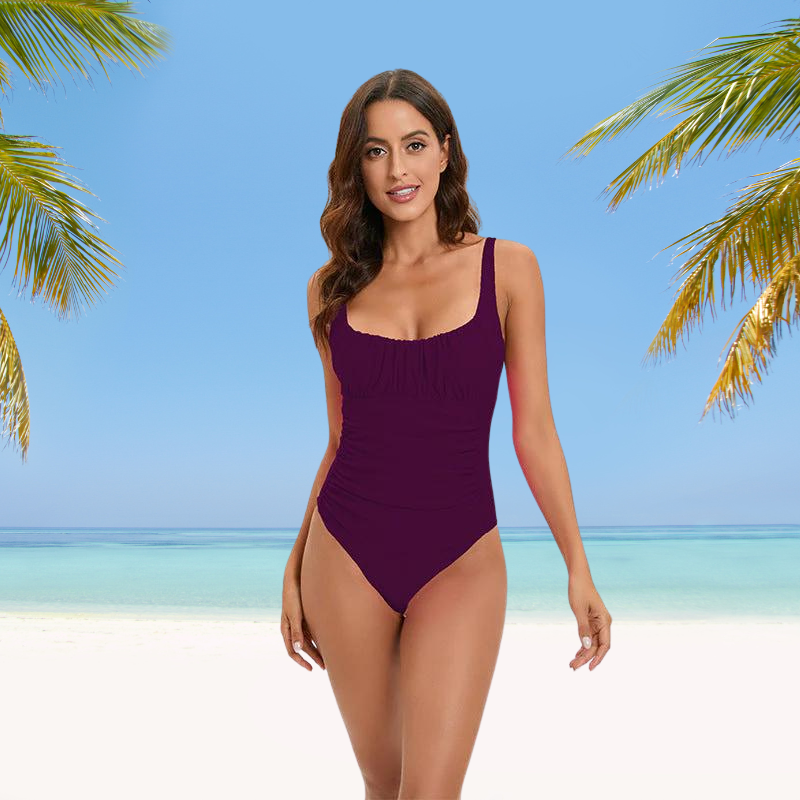 Atmungsaktiver Valenzora Tankini mit rot unterlegtem Aufdruck