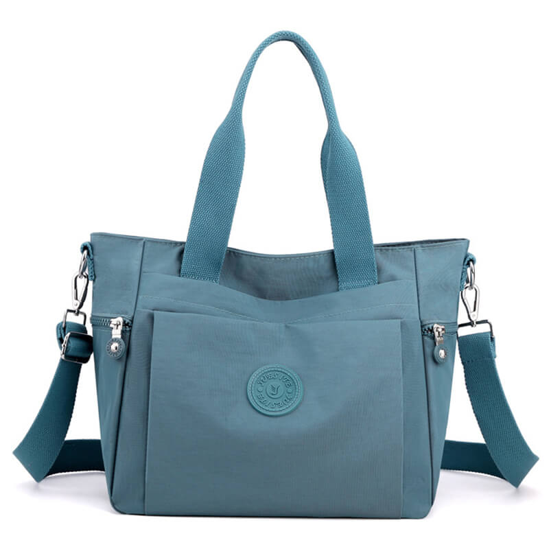 Multicolored tote bag with large capacity for women