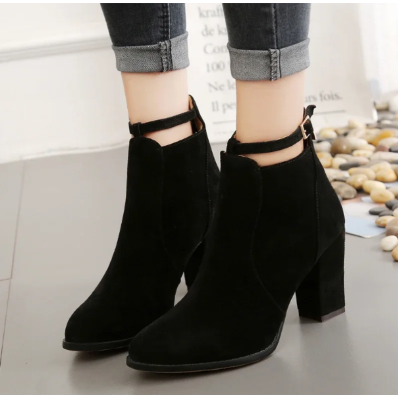 Valenzora | High block heel boots for women