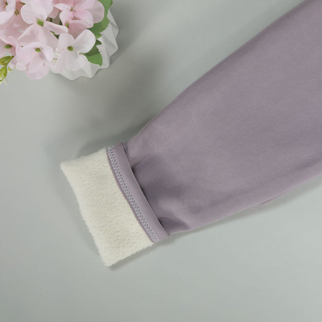 Valenzora | Elegante Fleece-Leggings mit hohem Bund und Wolle