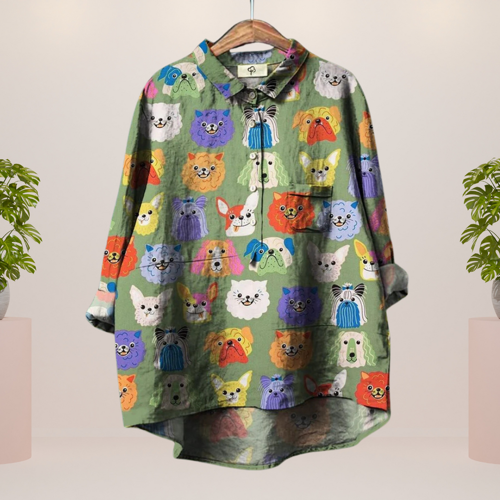 Valenzora | Exklusives Damenshirt mit Kunstdruck