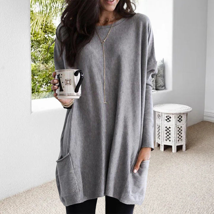 Valenzora - Women's relaxed fit pocket tunic for everyday comfort