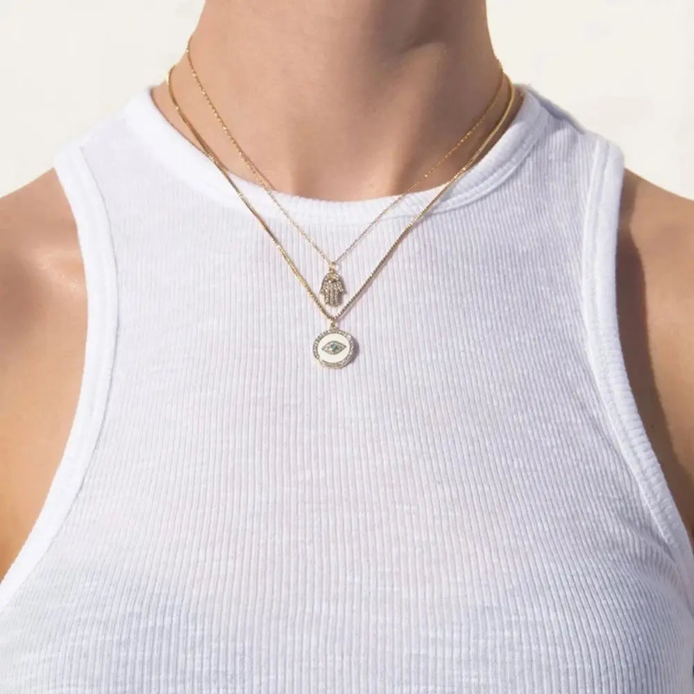 Valenzora | Damen-Schutzanhänger aus Sterlingsilber mit Diamant
