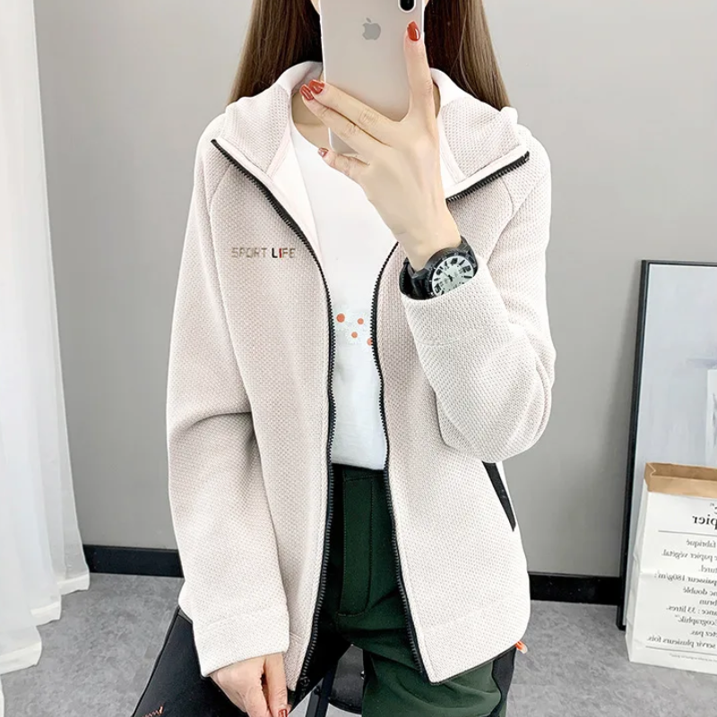 Valenzora | Women's Fleece Jacket, Lightweight and Breathable with Zipper