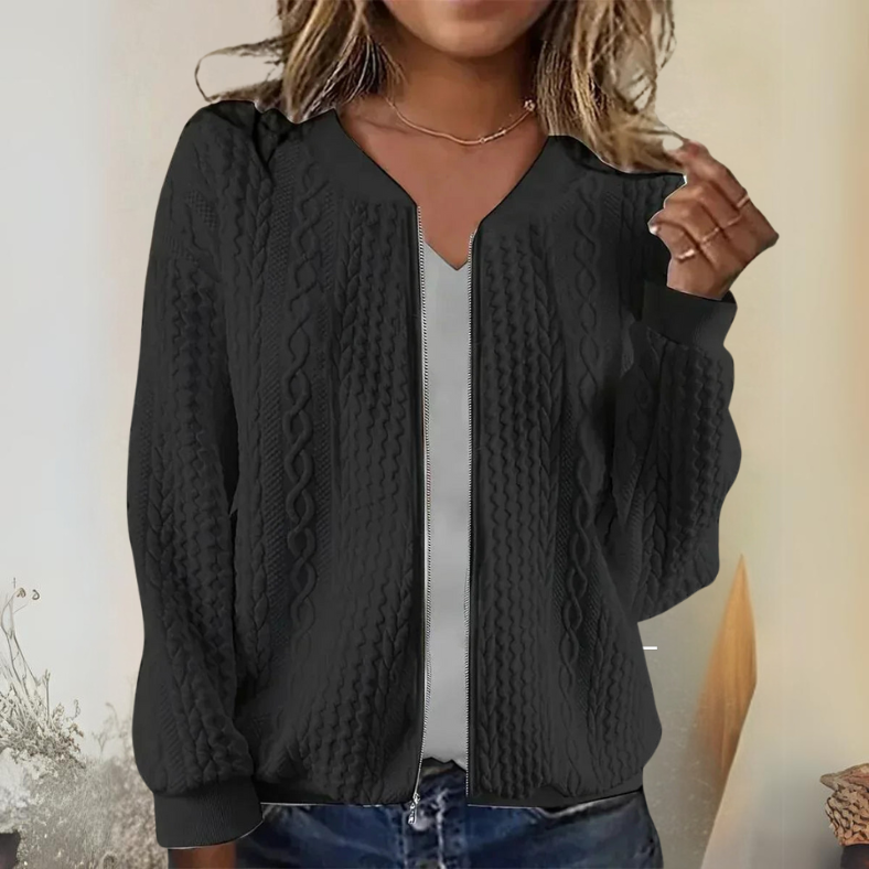 Valenzora | Comfortable zip-up jacket for women