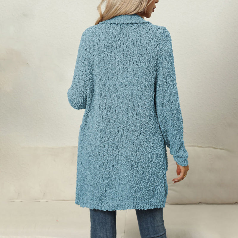 Valenzora | Lässiger einfarbiger Cardigan