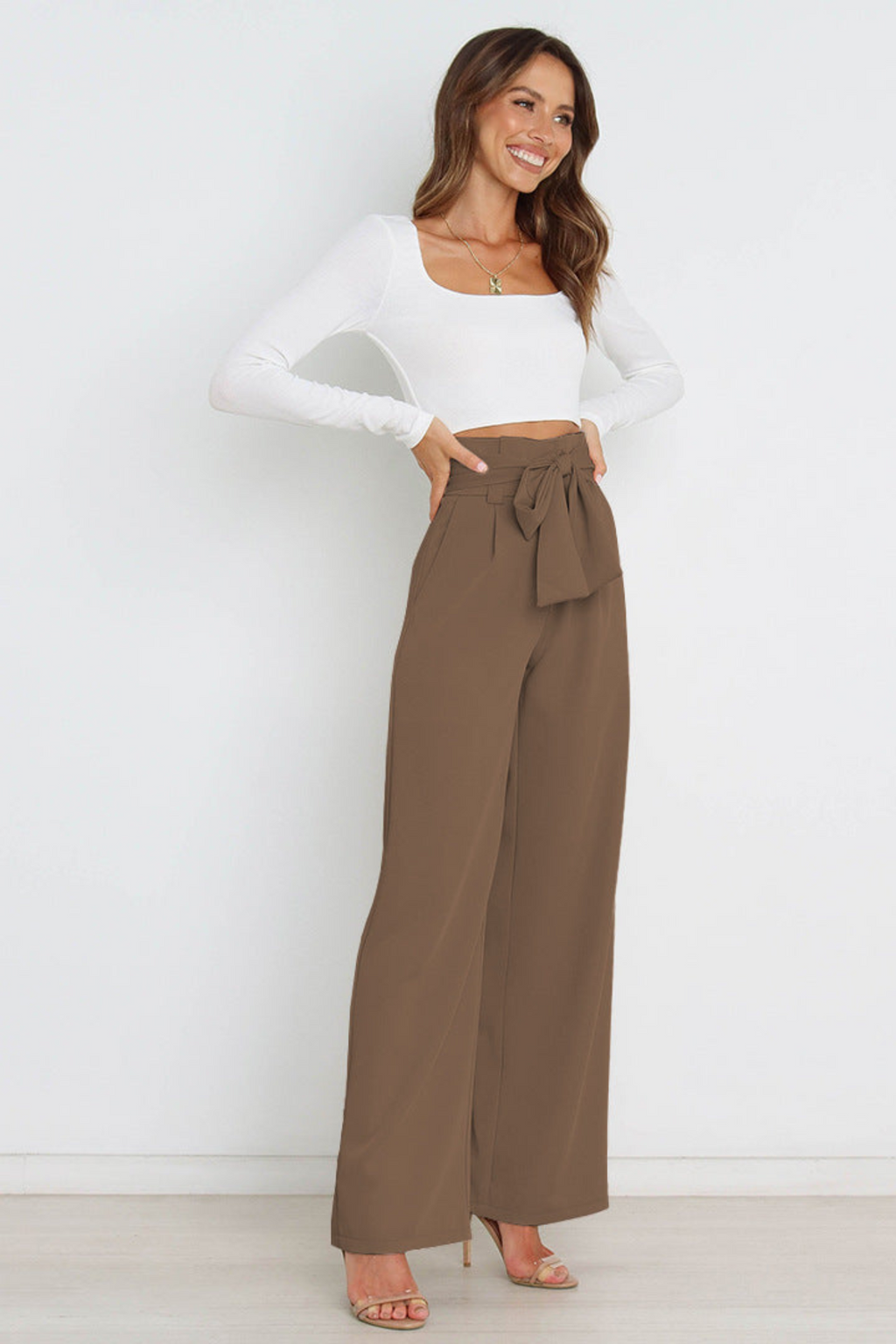 Valenzora | Lange Leinenhose für Damen