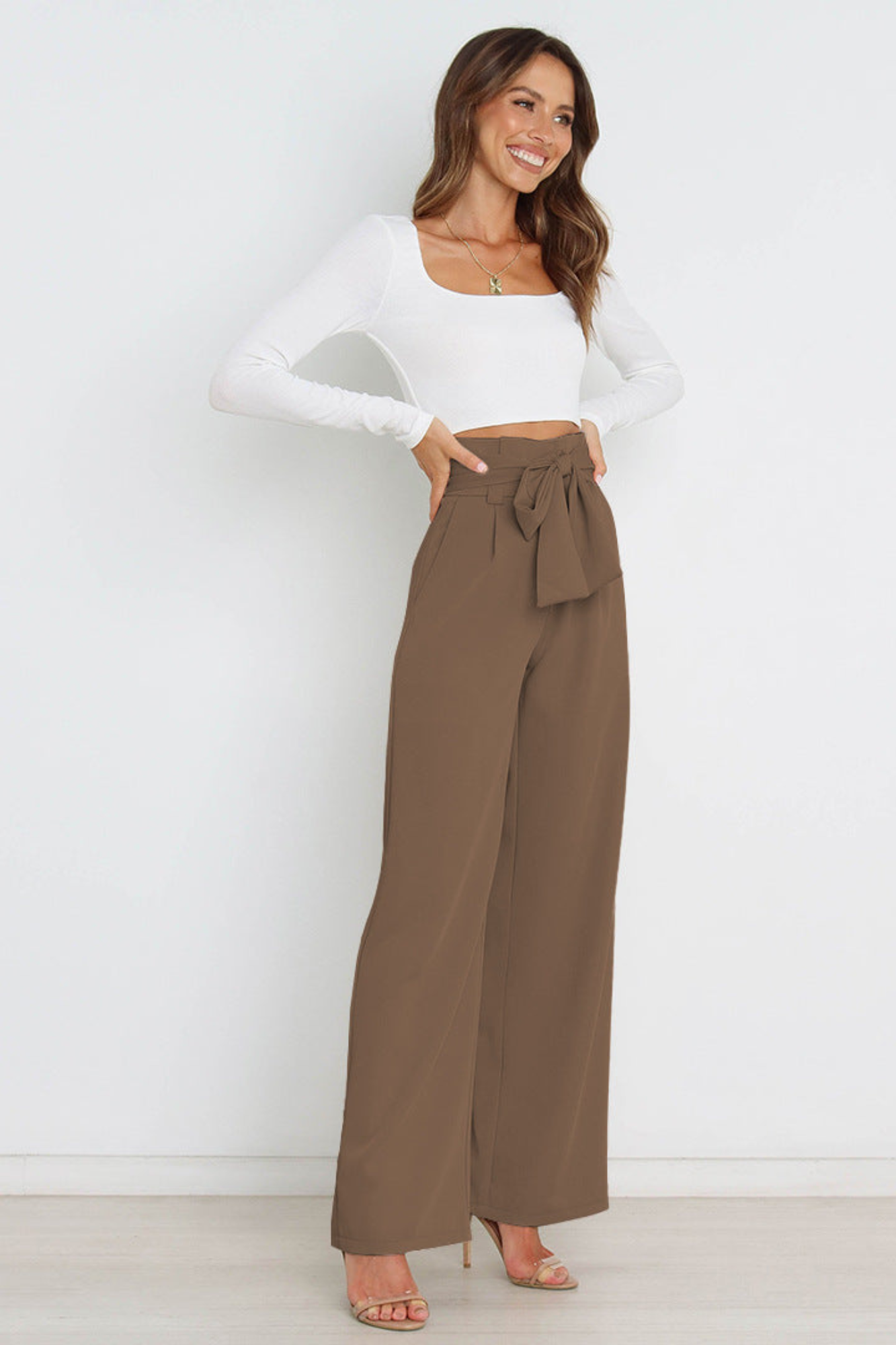 Valenzora | Lange Leinenhose für Damen