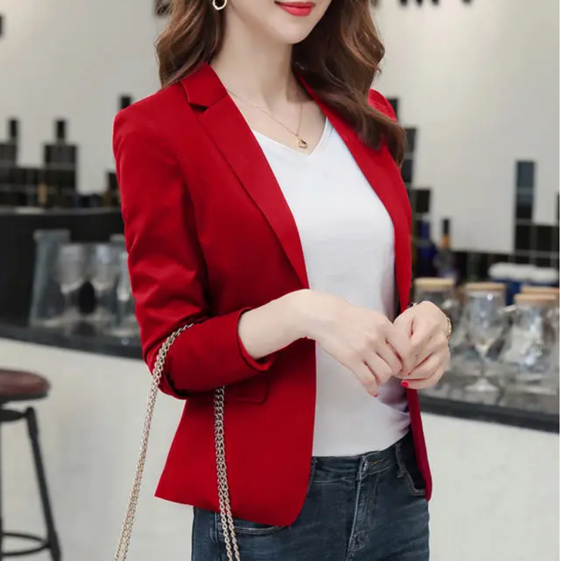 Valenzora | Eleganter Damenblazer mit langen Ärmeln, ideal für die Arbeit