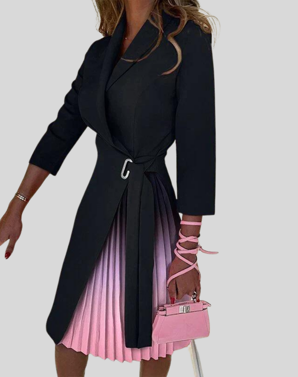 Valenzora | Polka Dot Blazer Dress