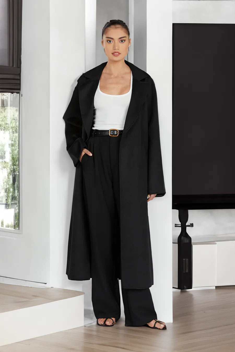 Valenzora Trenchcoat | Stylischer, langer Damen-Trenchcoat im Oversized-Stil
