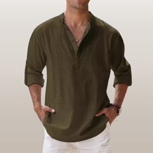 Valenzora | Linen Shirt with Long Sleeves