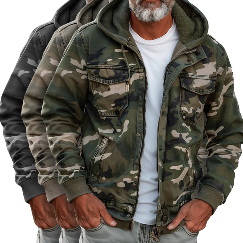 Valenzora | Jacke mit Camouflage-Print