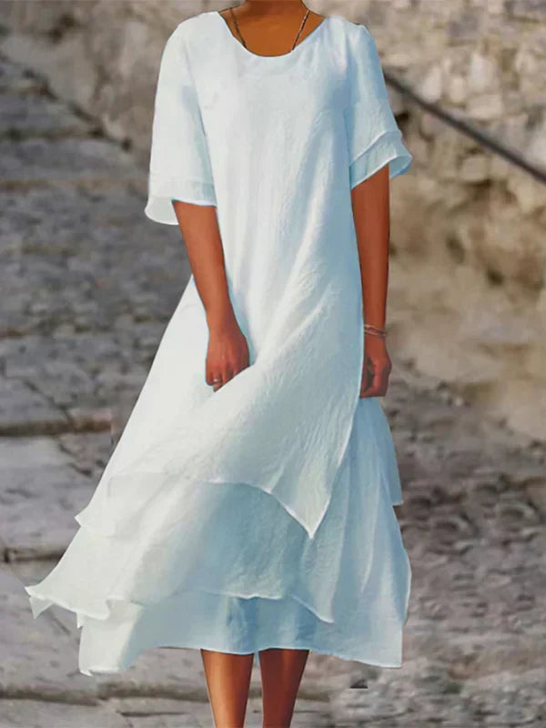 Valenzora | Elegantes Kleid mit seitlichem Schlitz