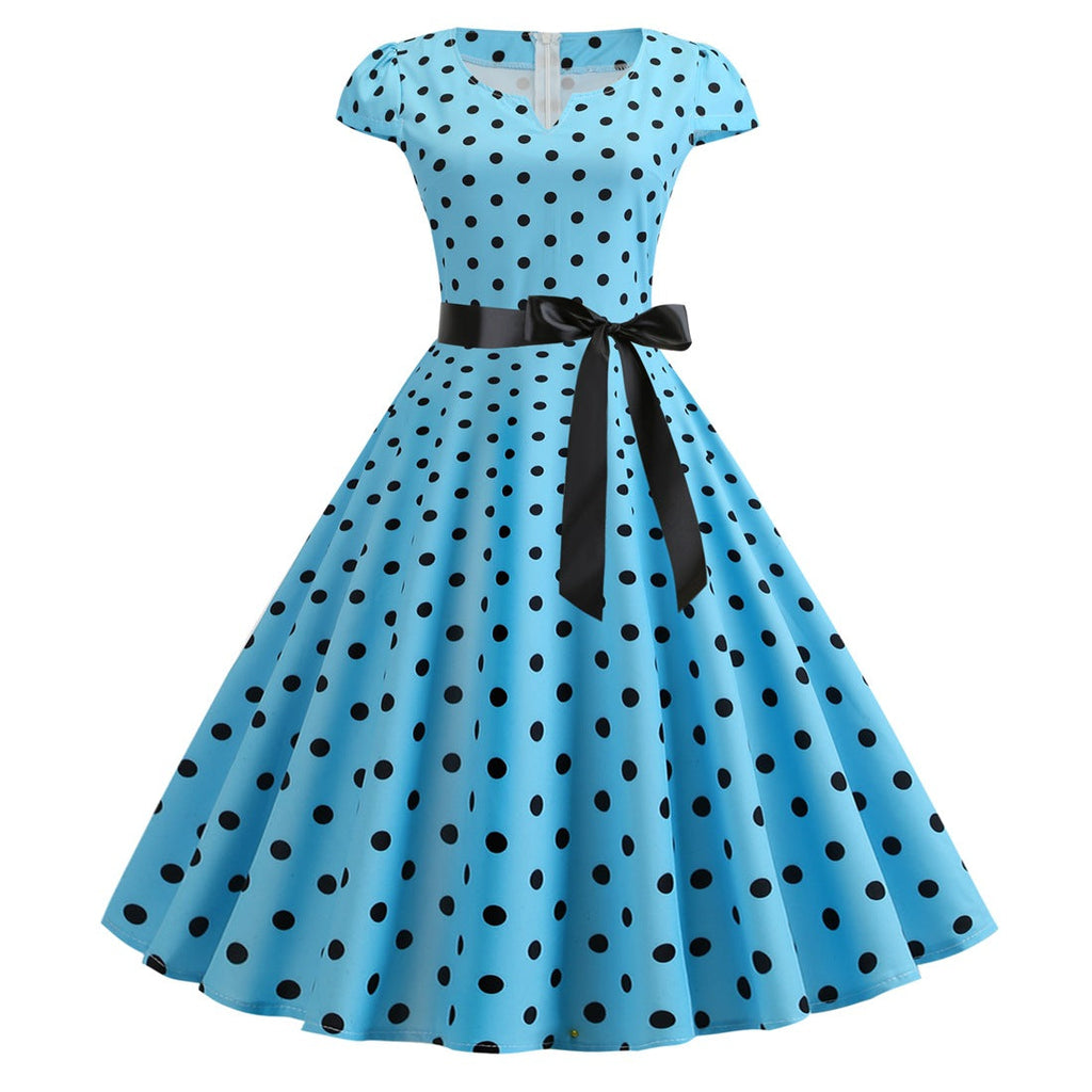 Valenzora | Women's dress for wedding guests with a wide hem