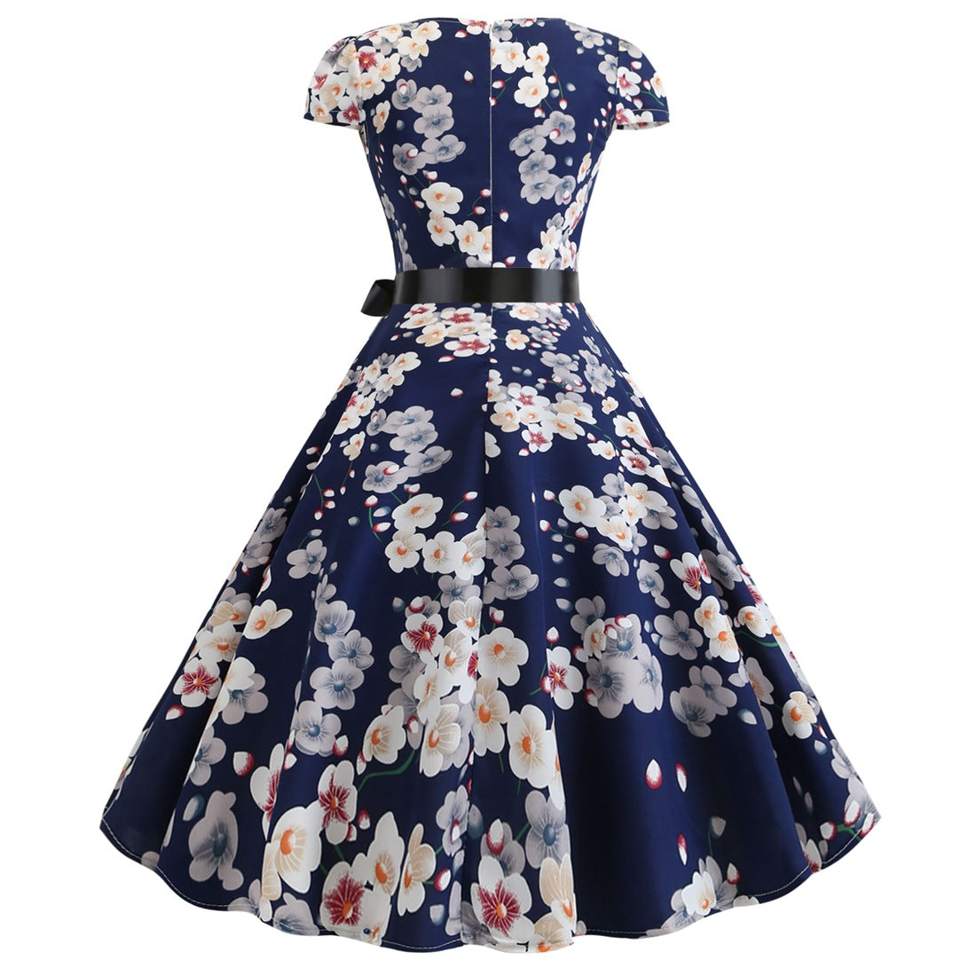 Valenzora | Women's dress for wedding guests with a wide hem