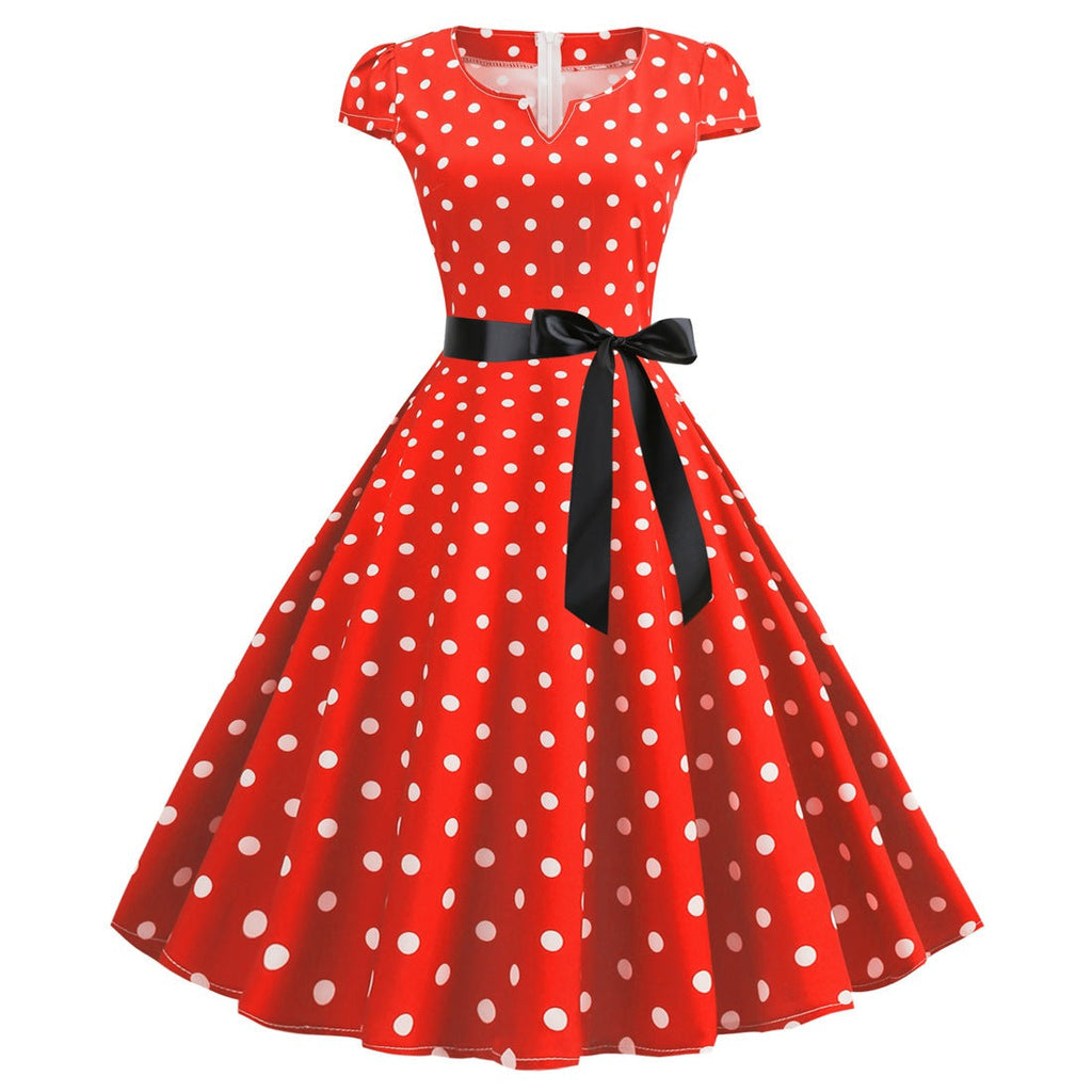 Valenzora | Women's dress for wedding guests with a wide hem