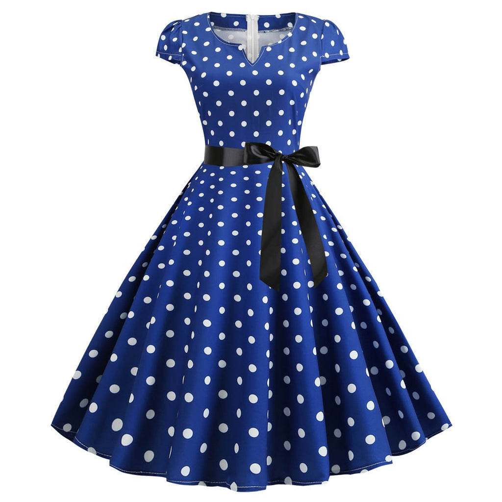 Valenzora | Women's dress for wedding guests with a wide hem