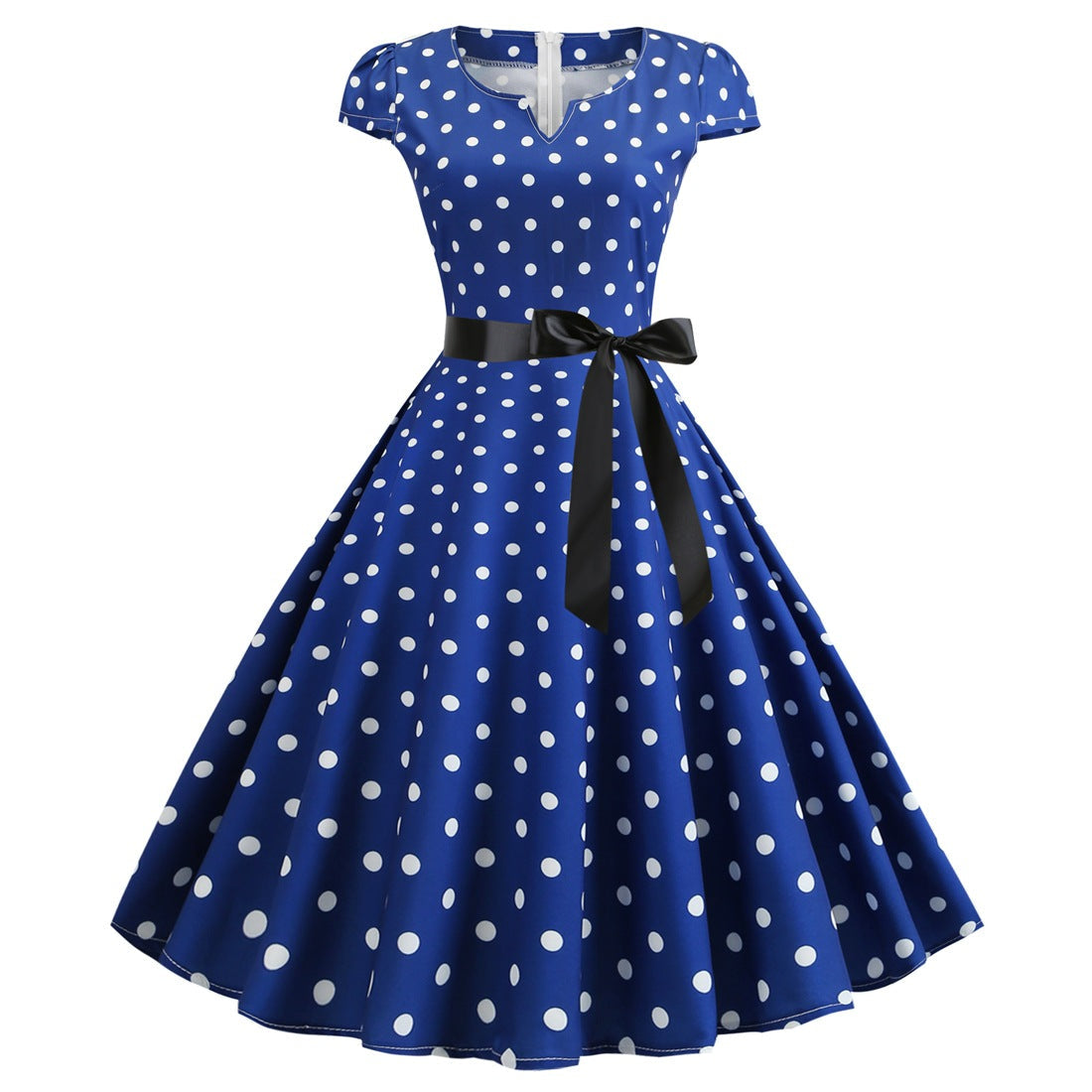 Valenzora | Women's dress for wedding guests with a wide hem