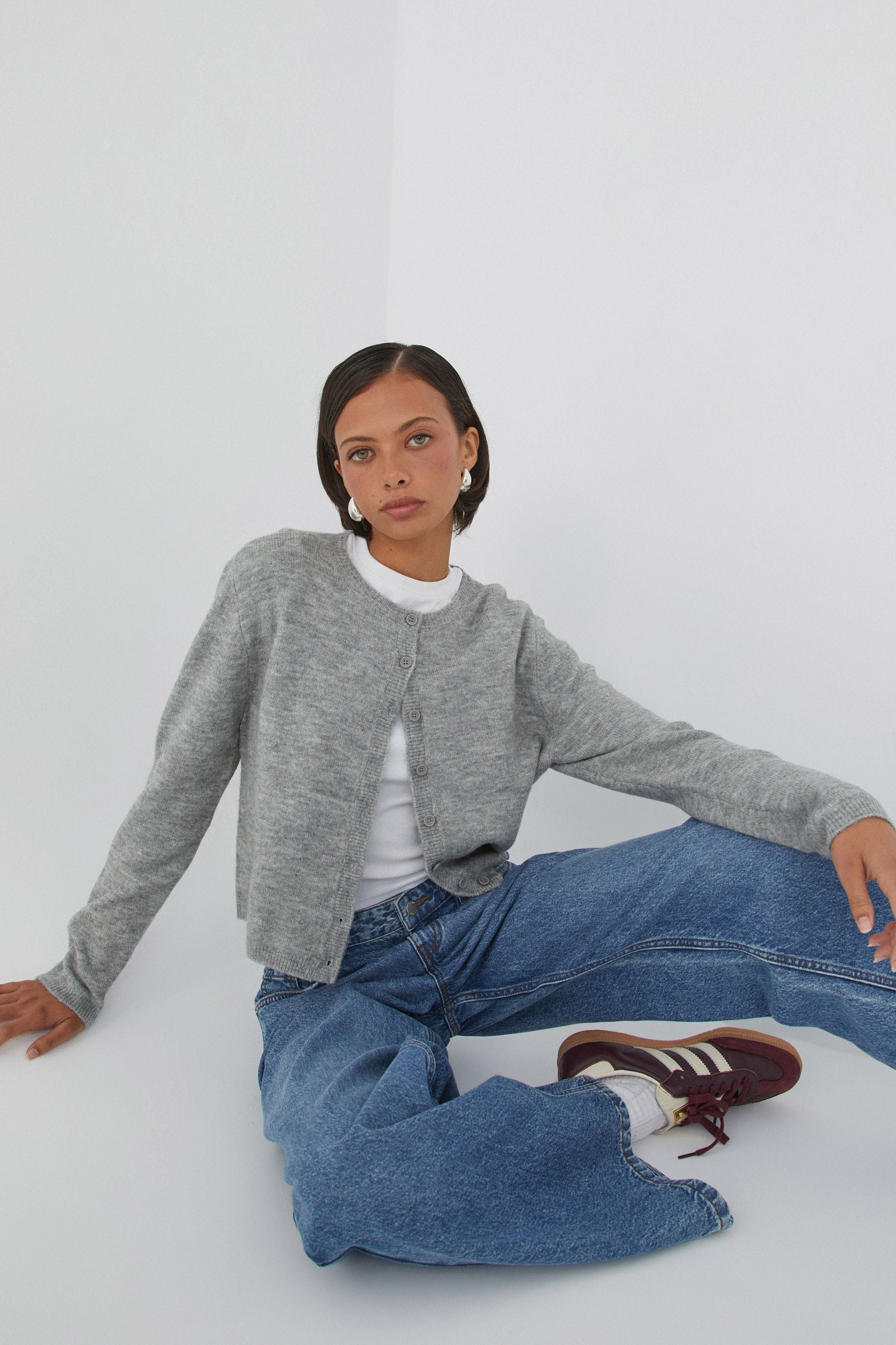 Valenzora | Farbenfroher Damen-Cardigan in Unifarben