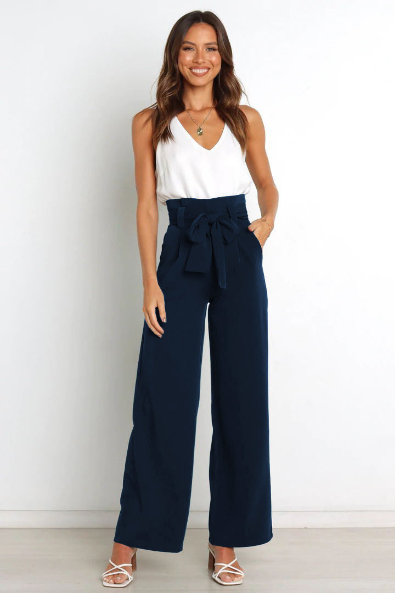 Valenzora | Lange Leinenhose für Damen