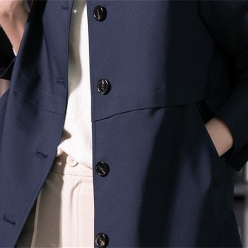 Valenzora | Klassischer Trenchcoat für Damen, einfach gebunden, taillierter Damenmantel