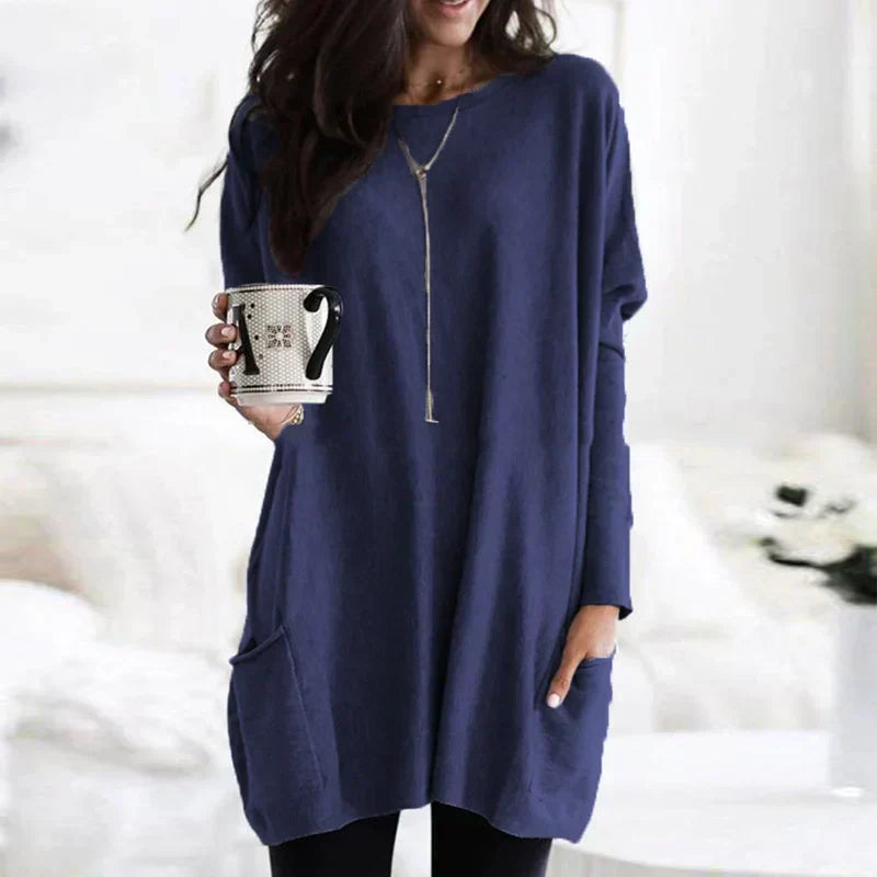 Valenzora – Oversized-Tunika-Pullover für Damen für entspannten Komfort