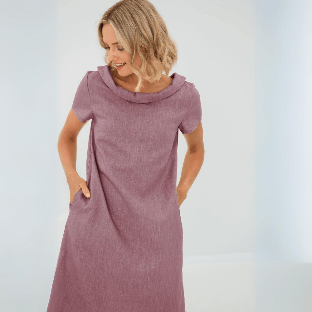 Valenzora | Lässiges Leinenkleid für Damen