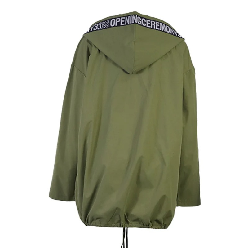 Valenzora | Lässiger Damen-Trenchcoat mit grafischen Details und Vordertaschen