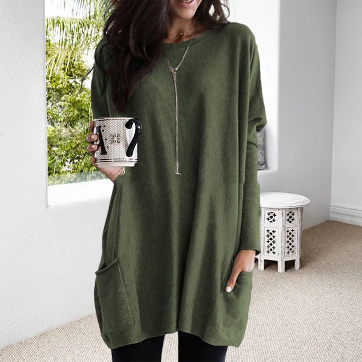 Valenzora - Women's relaxed fit pocket tunic for everyday comfort