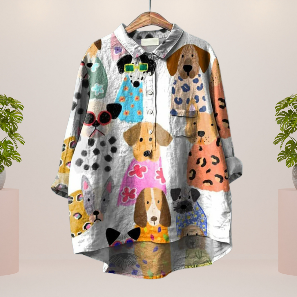 Valenzora | Exklusives Damenshirt mit Kunstdruck