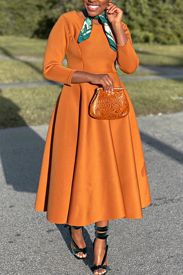 3/4-Arm Swing-Kleid