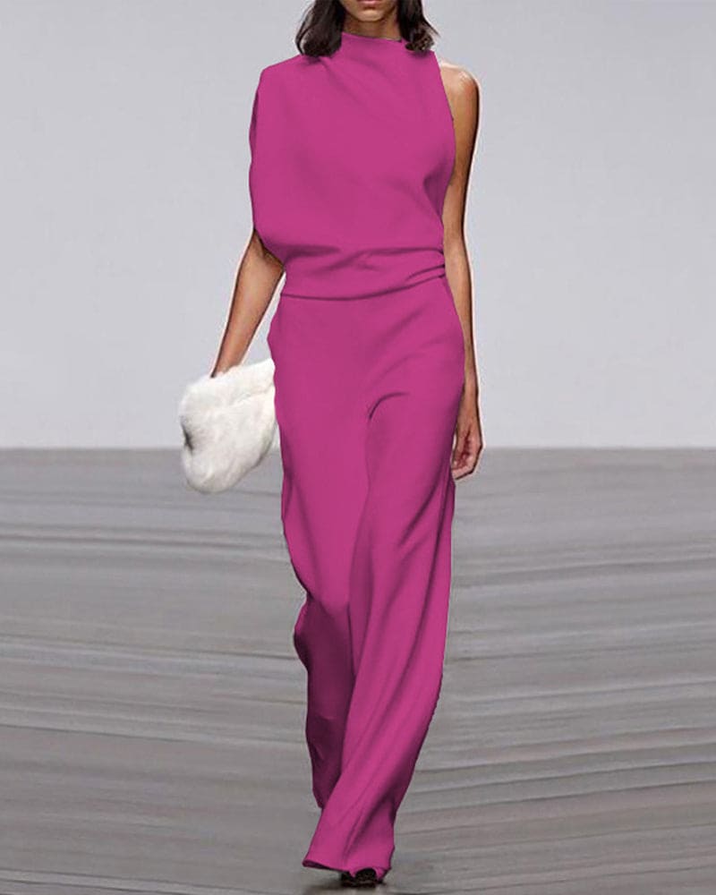 Valenzora | Premium One Shoulder Jumpsuit