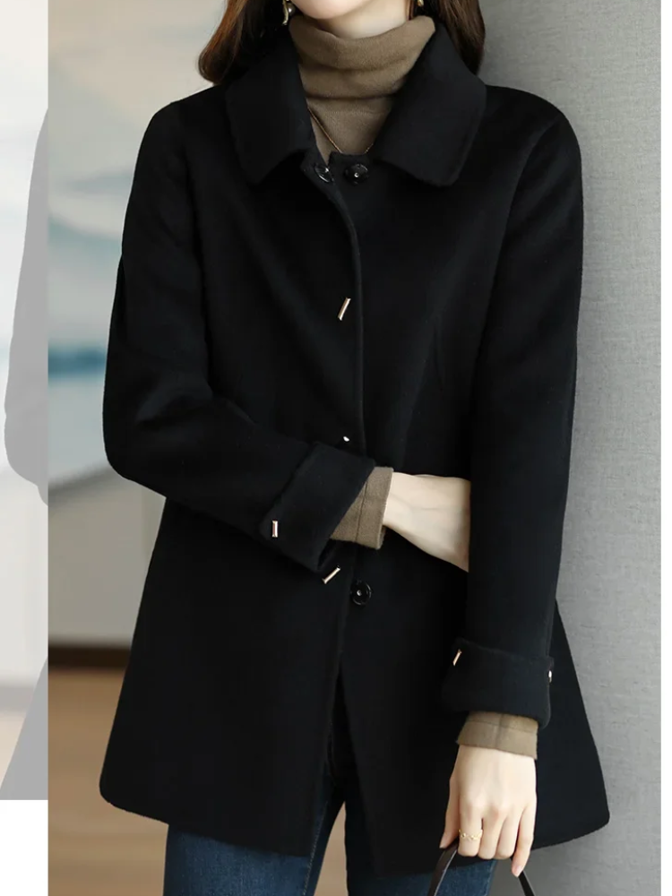 Valenzora | Classic trench coat with peak collar