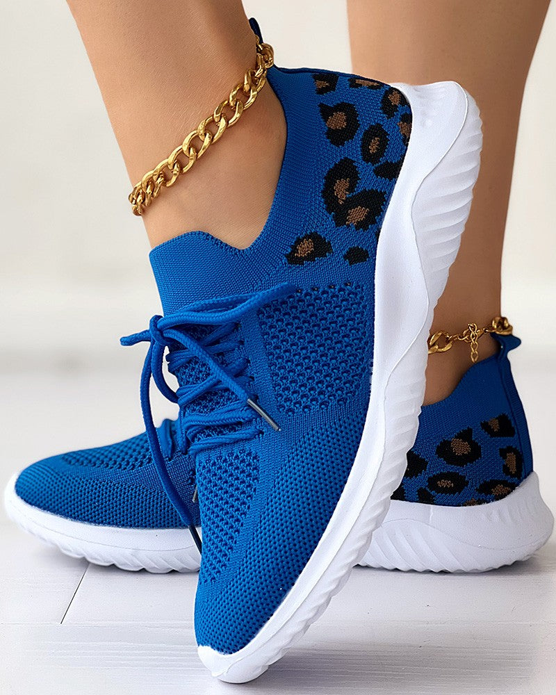 Irene™ | Leopard-Spitzen-Schuhe Atmungsaktive Freizeitschuhe