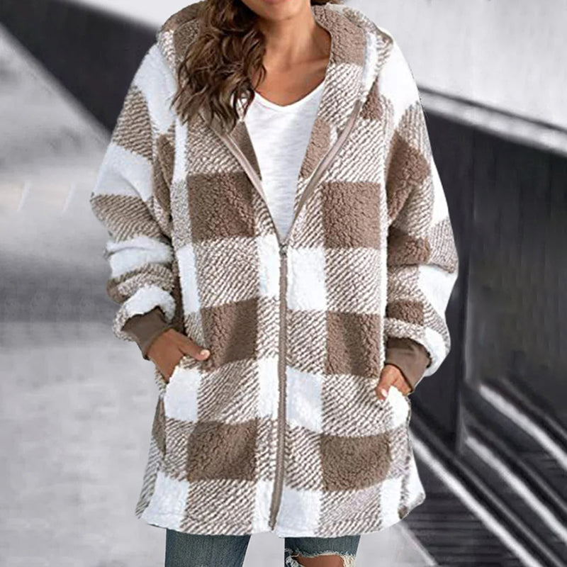 Checkered coat