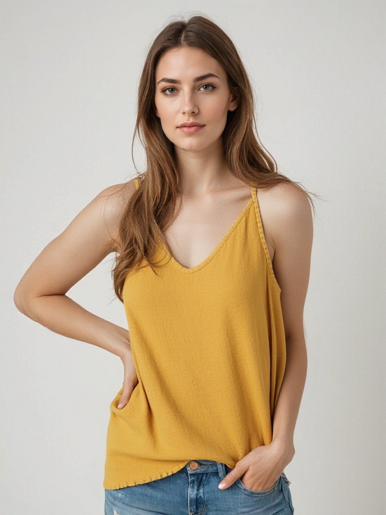 Valenzora | Airy linen long top for women