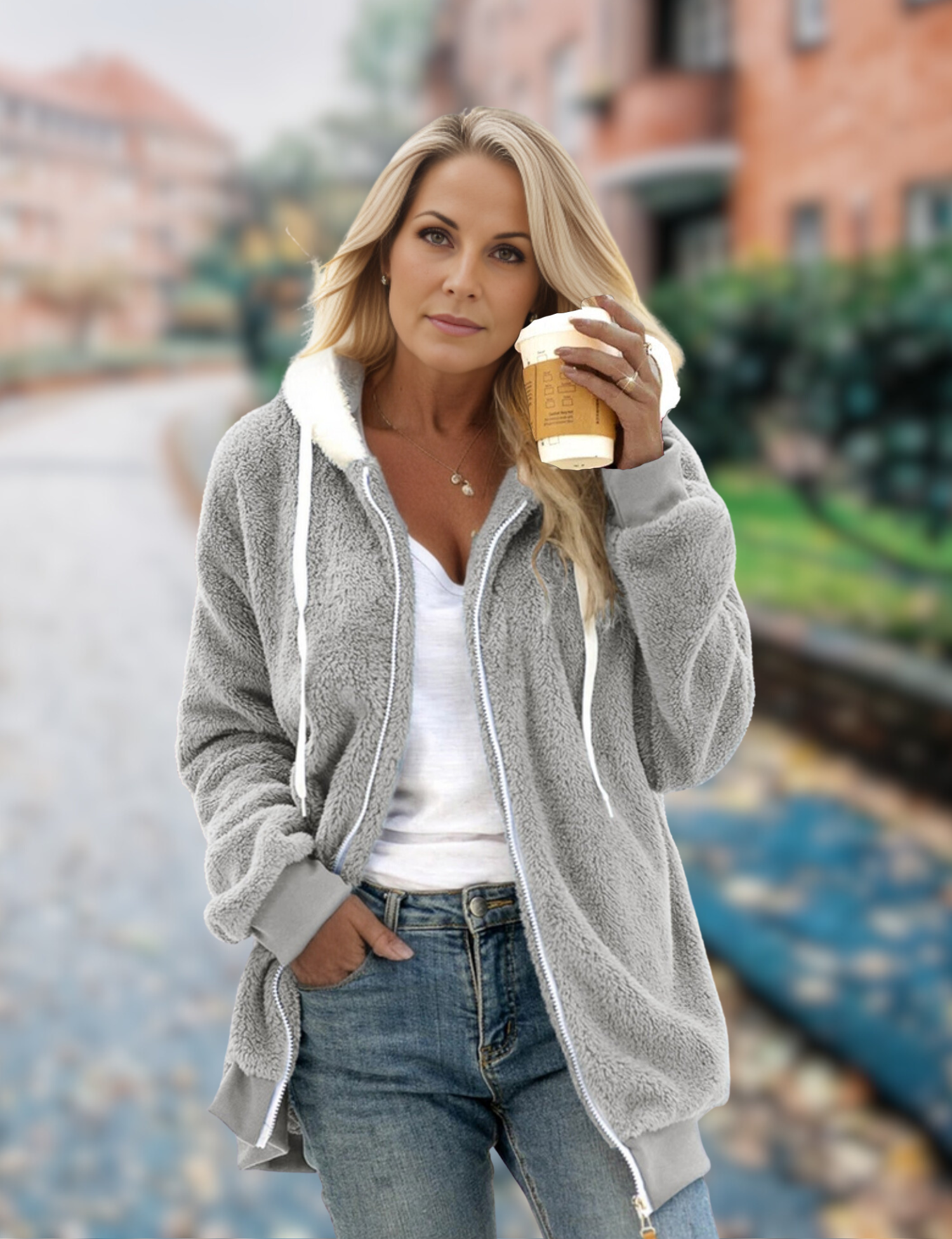 Valenzora Jacket | Comfortable fleece jacket for women