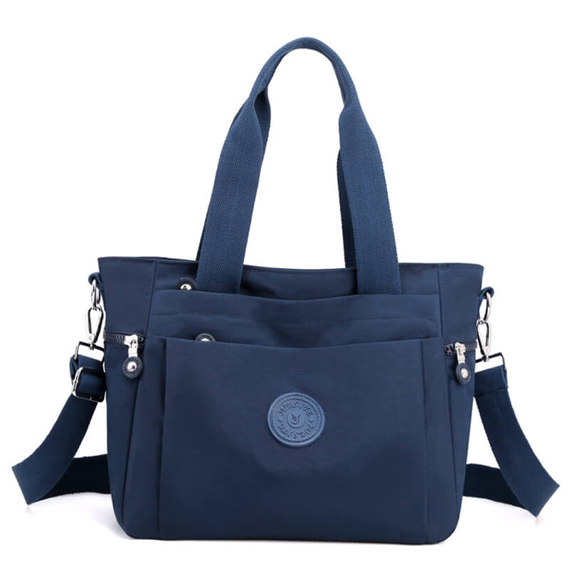 Multicolored tote bag with large capacity for women