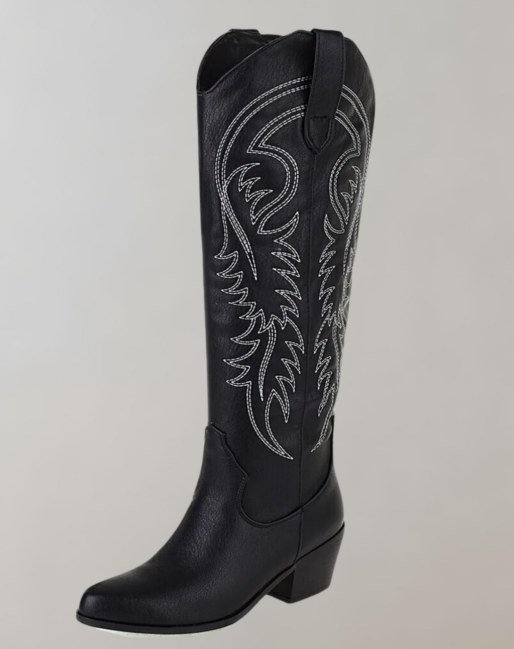 Valenzora | Bestickte kniehohe Westernstiefel