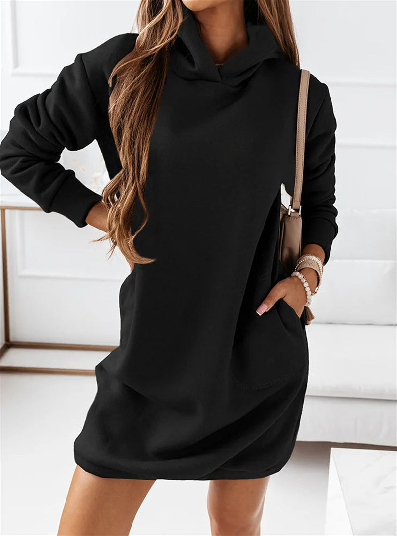 Valenzora | Damen Kapuzenkleid