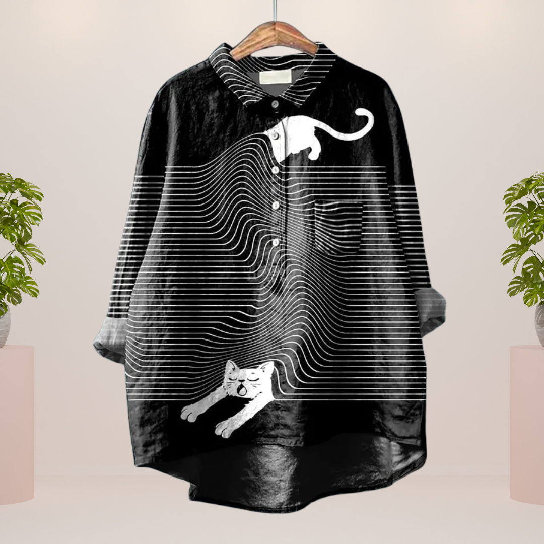 Valenzora | Exklusives Damenshirt mit Kunstdruck