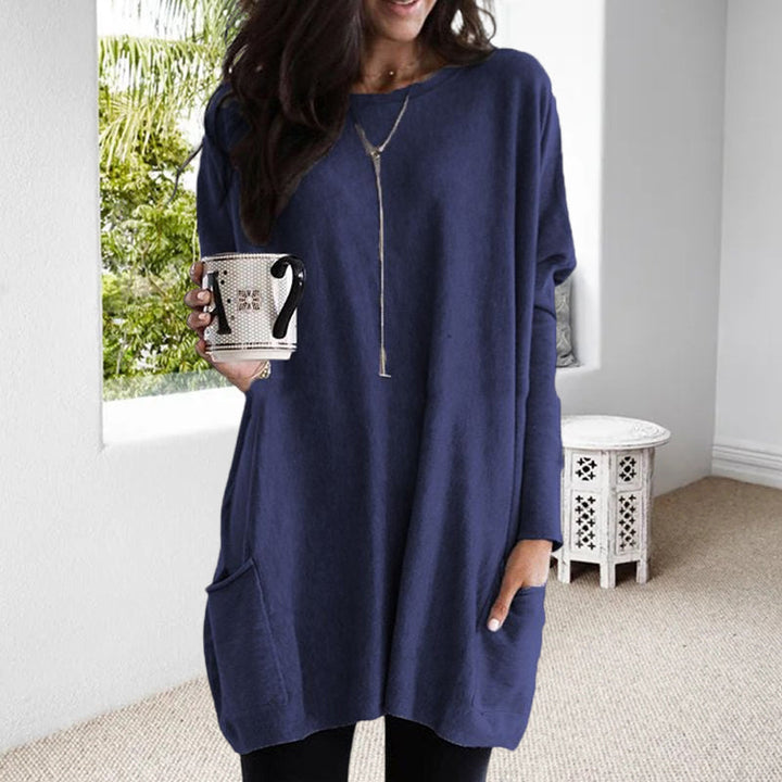 Valenzora - Women's relaxed fit pocket tunic for everyday comfort