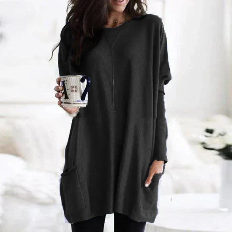 Valenzora – Oversized-Tunika-Pullover für Damen für entspannten Komfort