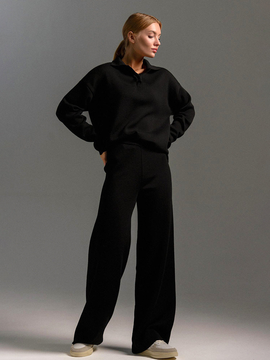 Valenzora | Hose und Strickpullover Set