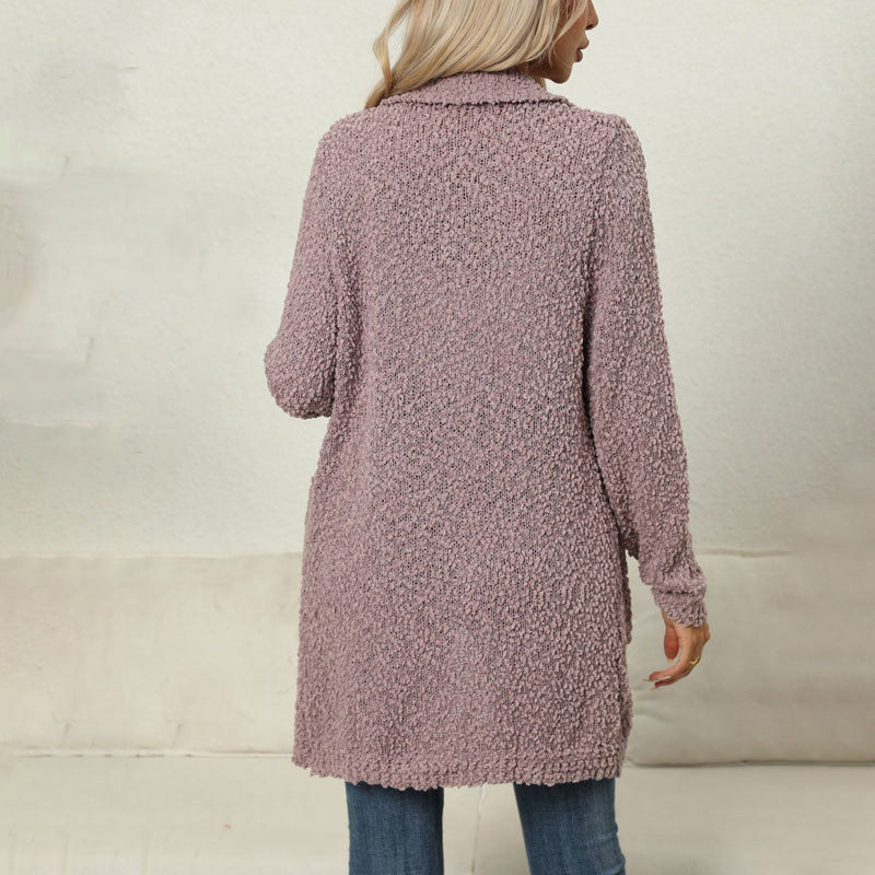 Valenzora | Lässiger einfarbiger Cardigan