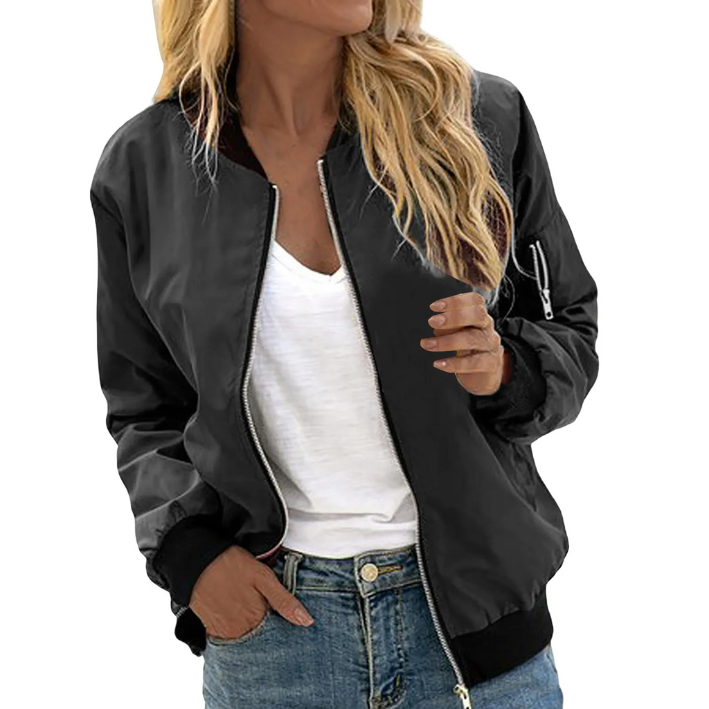 Valenzora | Klassische Freizeit-Bomberjacke für Damen