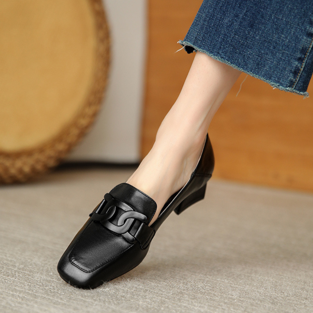Valenzora | Comfortable shoes with a medium heel and arch support
