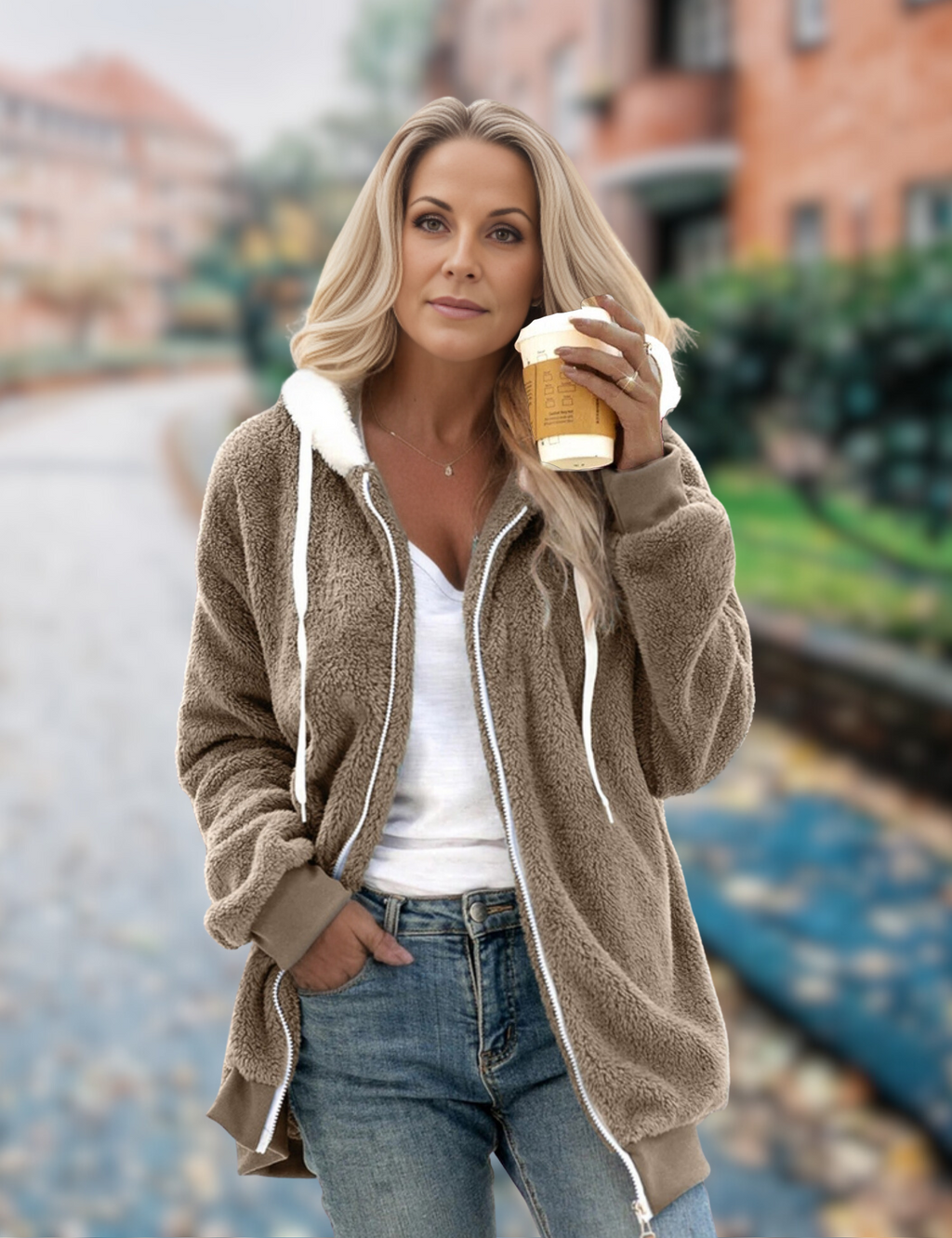 Valenzora Jacket | Comfortable fleece jacket for women